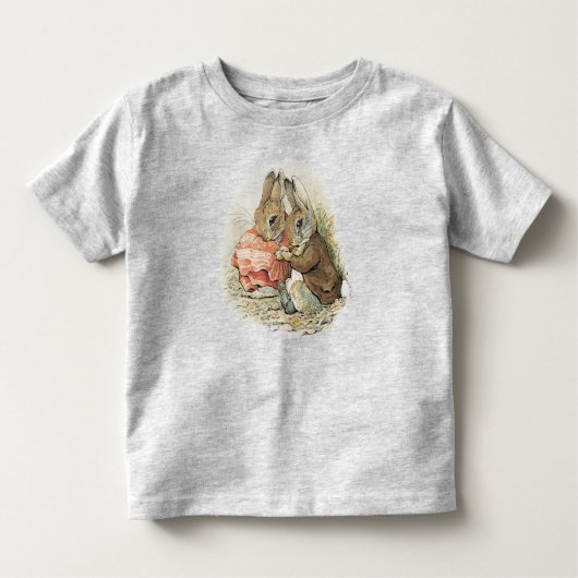 Peter Rabbit en Benjamin Bunny Toddler T-shirt (Voorkant)