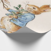 Peter Rabbit en de Sneeuwman van Beatrix Potter Cadeaupapier (Hoek)