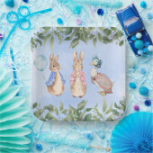 Peter Rabbit en Friends Baby shower Papieren Bordje (Feest)
