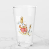Peter Rabbit en zijn zusters (door Beatrix Potter) Glas (Voorkant)