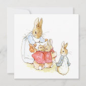 Peter Rabbit en zijn zusters (door Beatrix Potter) Kaart (Voorkant)