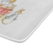 Peter Rabbit en zijn zusters (door Beatrix Potter) Snijplank (Hoek)