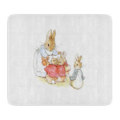 Peter Rabbit en zijn zusters (door Beatrix Potter) Snijplank (Voorkant)