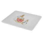 Peter Rabbit en zijn zusters (door Beatrix Potter) Snijplank (Hoek)