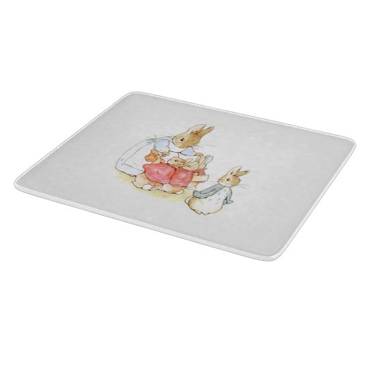 Peter Rabbit en zijn zusters (door Beatrix Potter) Snijplank (Hoek)