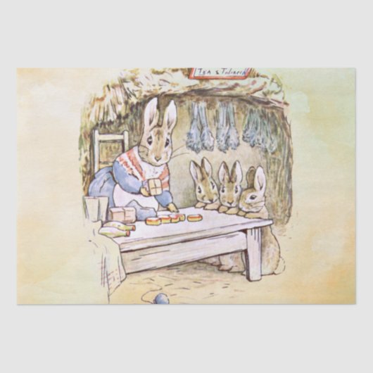 Peter Rabbit (familie) Weefselpapier Tissuepapier (Voorkant)
