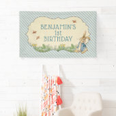 Peter Rabbit | First Birthday Banner van Baby Boy (Insitu)