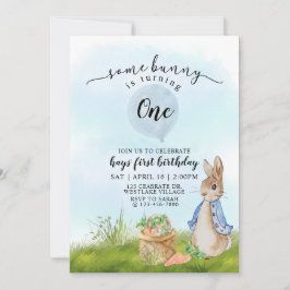 Peter Rabbit First Birthday, Bunny, 1ste verjaarda Kaart