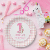 Peter Rabbit First Birthday Papieren Bordje (Feest)