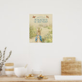 Peter Rabbit - First Birthday Welcome Poster (Keuken)