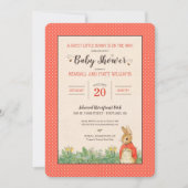 Peter Rabbit - Flopsy | MeisjesBaby shower Kaart (Voorkant)