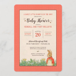 Peter Rabbit - Flopsy | MeisjesBaby shower Kaart