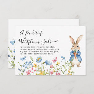 Peter Rabbit Floral Pakket van Wildflower Seeds Informatiekaartje