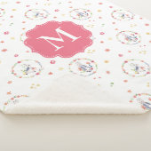 Peter Rabbit | Floral Wreath Pattern Sherpa Deken (3/4)