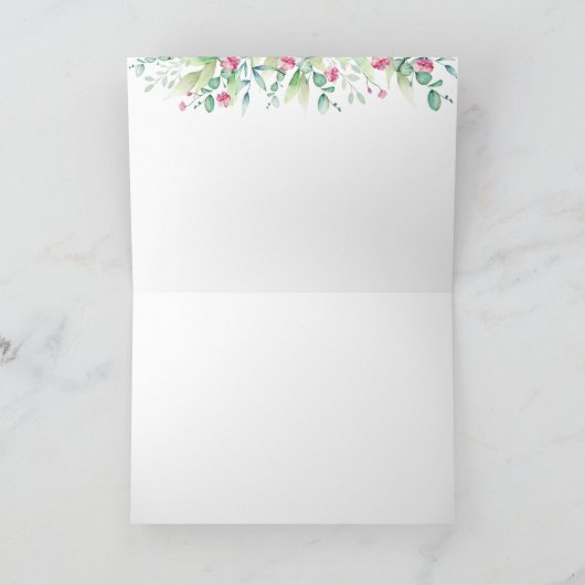 Peter Rabbit Folded Bedankt creditcard (Binnen)