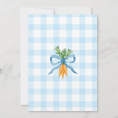 Peter Rabbit Friends Baby shower Kaart (Achterkant)