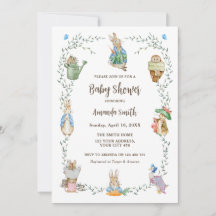 Peter Rabbit Friends Baby shower