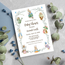 Peter Rabbit Friends Baby shower