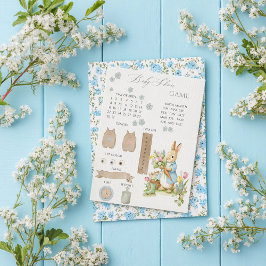 Peter Rabbit Garden Baby shower spel