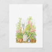 Peter Rabbit Garden Baby shower spel Informatiekaartje (Achterkant)