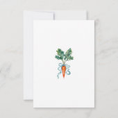 Peter Rabbit Garden Gate Greenery Baby Shower  Bedankkaart (Achterkant)