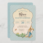 Peter Rabbit | Geboortedag Kaart (Voorkant / Achterkant)