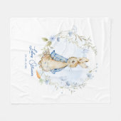 Peter Rabbit geïnspireerd ontwerp Fleece Deken (Voorkant (Horizontaal))