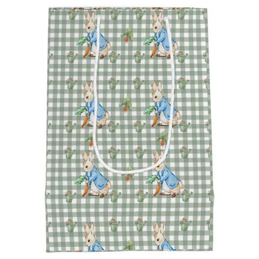 Peter Rabbit-geïnspireerde verpakkingspapier Water Medium Cadeauzakje (Achterkant)