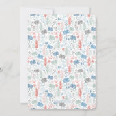 Peter Rabbit | Genderneutraal Baby shower Kaart (Achterkant)