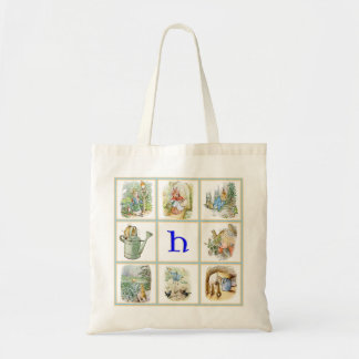 PETER RABBIT, gepersonaliseerd met letter H Tote Bag