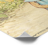 Peter Rabbit - Girl | Eerste verjaardag Poster (Hoek)