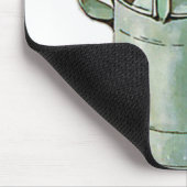 PETER RABBIT heeft eerst een hoofddoek in de dop g Muismat (Hoek)