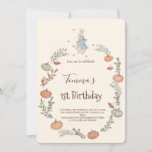 Peter Rabbit herfst herfst Uitnodiging (Voorkant)