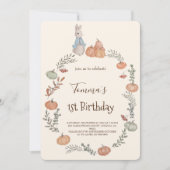 Peter Rabbit herfst herfst Uitnodiging (Voorkant)