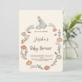 Peter Rabbit herfst herfst Uitnodiging