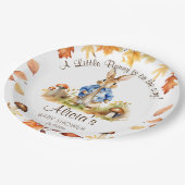 Peter rabbit herfst thema baby shower servies papieren bordje (Gekanteld)