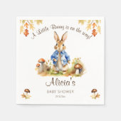 Peter rabbit herfst thema baby shower servies servet (Voorkant)