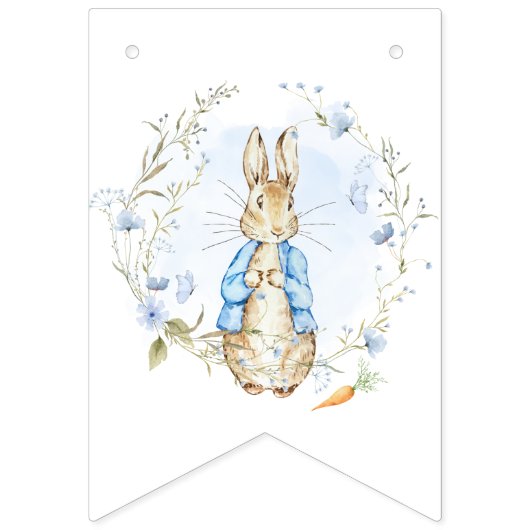 Peter Rabbit Het is een Baby shower Vlaggetjes (Tweede vlag)