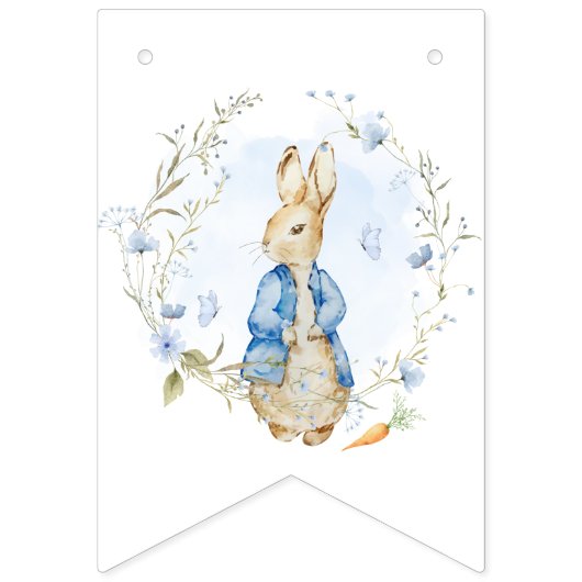 Peter Rabbit Het is een Baby shower Vlaggetjes (Eerste vlag)