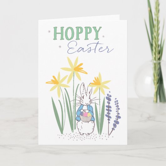 Peter Rabbit | Hoppy Easter Kaart (Voorkant)