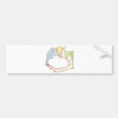 Peter Rabbit in Bed (Fed by his Moeder) Bumpersticker (Voorkant)