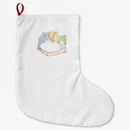 Peter Rabbit in Bed (Fed by his Moeder) Grote Kerstsok