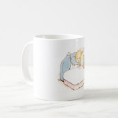 Peter Rabbit in Bed (Fed by his Moeder) Koffiemok (Voorkant links)