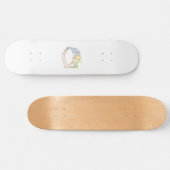 Peter Rabbit in Bed (Fed by his Moeder) Persoonlijk Skateboard (Horizontaal)