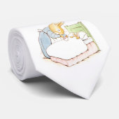 Peter Rabbit in Bed (Fed by his Moeder) Stropdas (Opgerold)