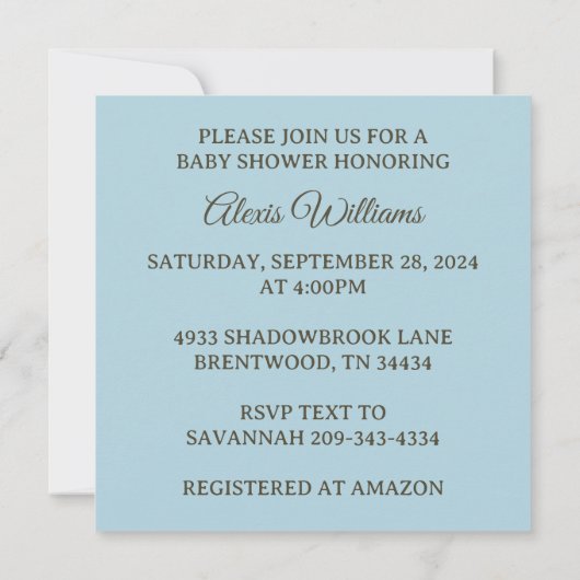 Peter Rabbit in de tuin Kaart (Achterkant)