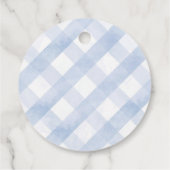 Peter Rabbit in het blauw Bedankjes Labels (Achterkant)