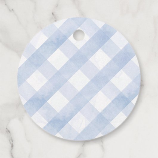 Peter Rabbit in het blauw Bedankjes Labels (Achterkant)