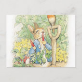 Peter Rabbit in the Garden - Beatrix Potter Briefkaart (Voorkant)