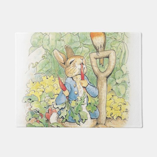 Peter Rabbit in the Garden - Beatrix Potter Deurmat (Voorkant)
